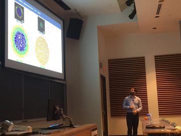 Dr. Kaul presenting at the Centre for Blood Research Summer Seminar Series (August 2019). Photo Credit: Zandstra Lab