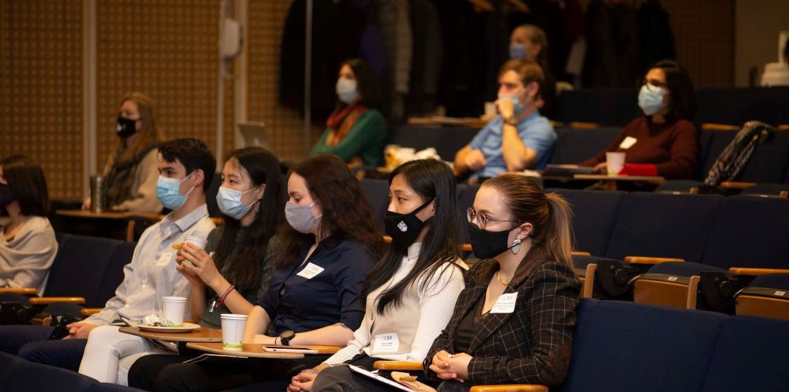Attendees listen to the day’s presentations at the Earl W. Davie Symposium 2021. Photo by Kitty Liu.