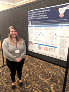 Marie Johns was awarded at a recent conference for her research poster.